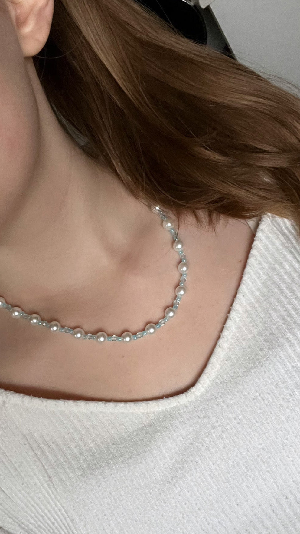 Shiny Pearls Necklace